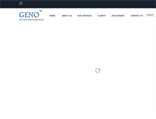 Tablet Screenshot of geno.com.my